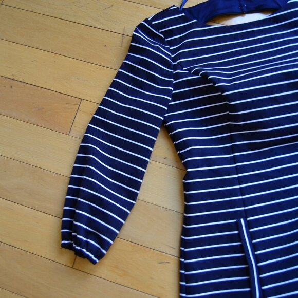 NWT Eliza J Stripe Ponte Knit Dress Size 4 - Picture 5 of 15